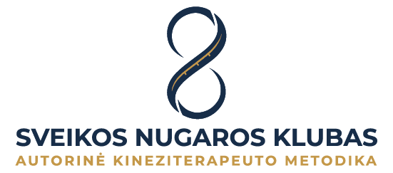 Kineziterapeuto Andriaus Fedosejevo „Sveikos nugaros klubo“ logotipas